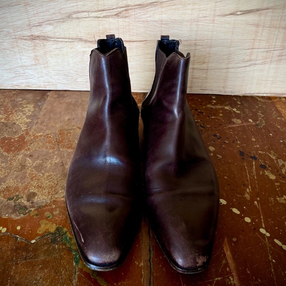 Zegna Leather Chelsea Boot, Luxury Footwear